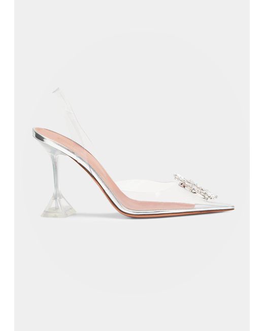 begum glass slingback pump