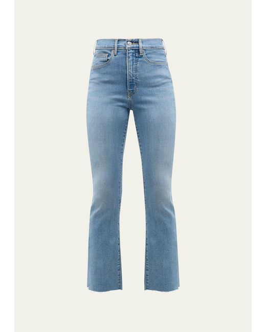Veronica Beard Blue Beverly Skinny-flare Ankle Jeans