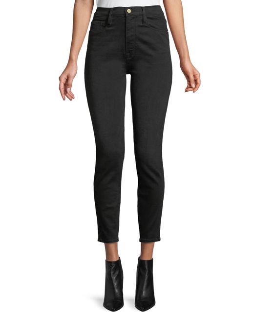 black cigarette jeans