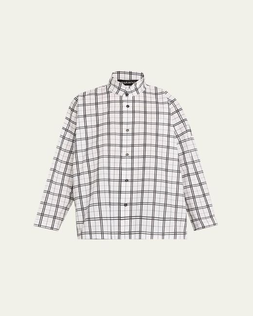 Haut En Soie 100% Eskandar - Taille (1) - Couleur Sunshine (jaune) - Col Double Parement - Longueur 30" - Neuf Avec étiquettes