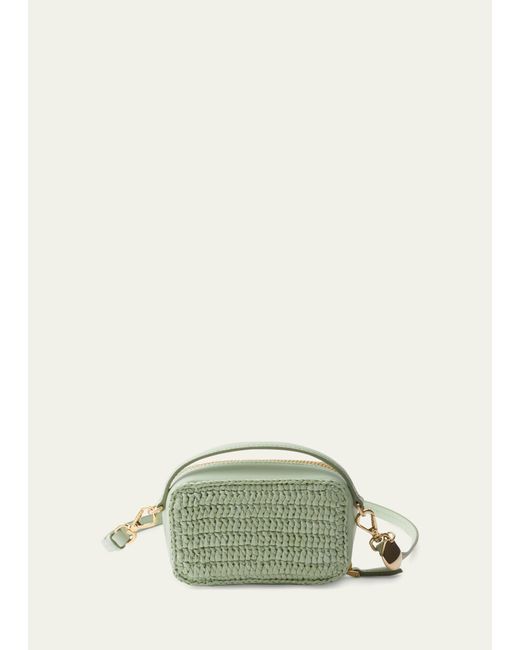 Prada Mini Zip Crossbody Bag in Green Lyst