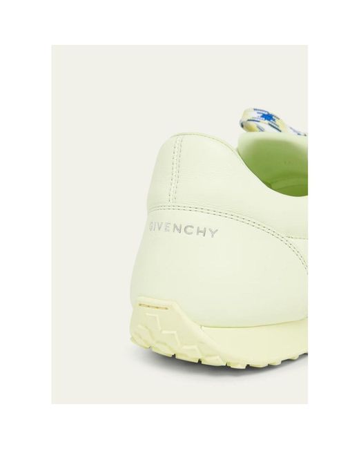 Givenchy Natural Glide Leather Low-Top Runner Sneakers for men