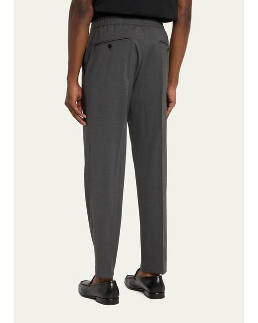 Theory Gray Mayer Stretch Wool Pants for men