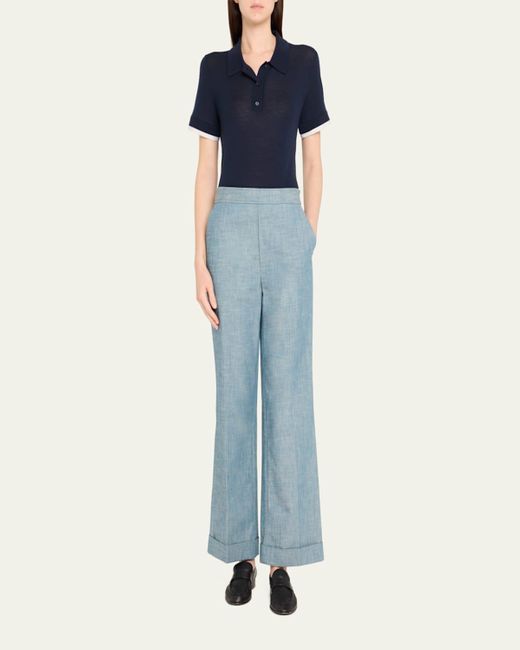 WE-AR4 Blue The Study Polo Top