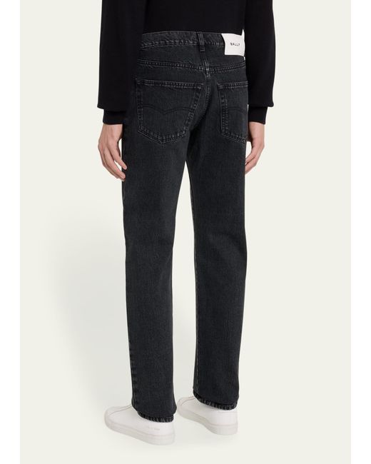 Bally Blue Slim-straight 5-pocket Jeans for men