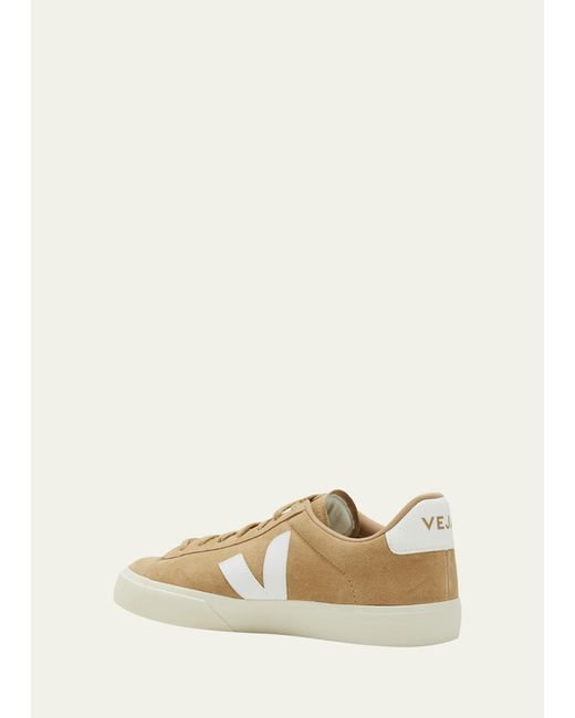 Veja Natural Campo Leather Low-top Sneakers for men