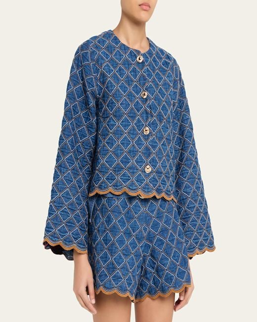 Cara Cara Blue Marvis Jacket