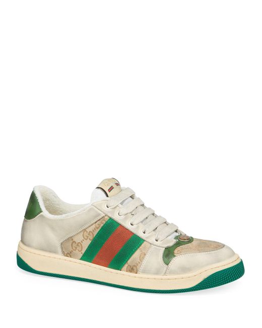 gucci distressed sneakers