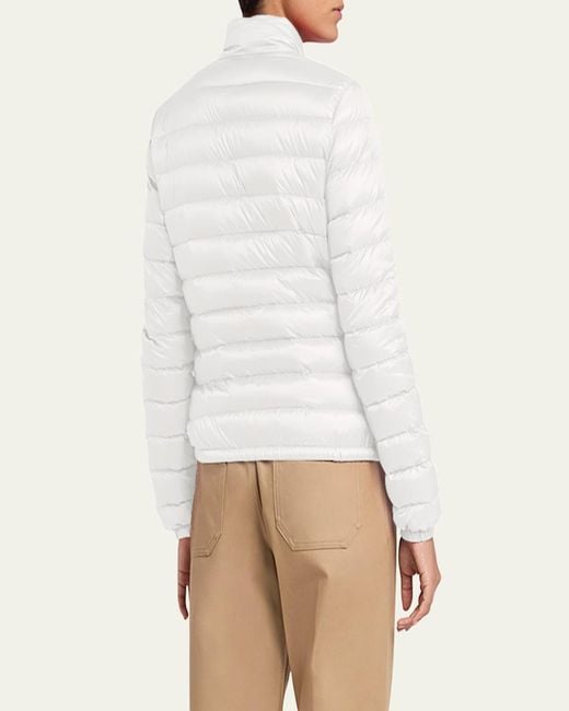 Moncler Natural Lans Short Down Jacket