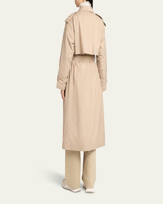 Moncler Natural Yevre Trench Coat