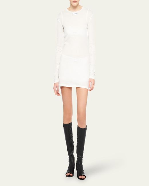 slim fit dress slacks Fitted Long Sleeve Mini Dress Large / Black