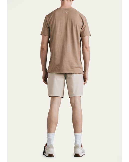 Rag & Bone Natural Perry Stretch Twill Shorts for men