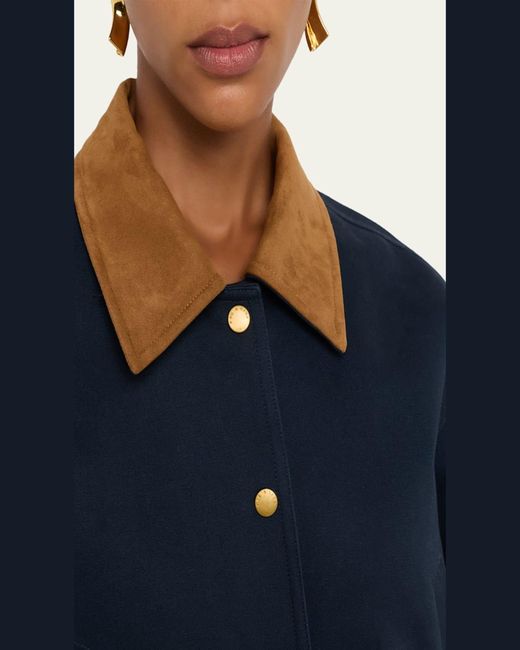 Rag & Bone Blue Cassidy Barn Jacket
