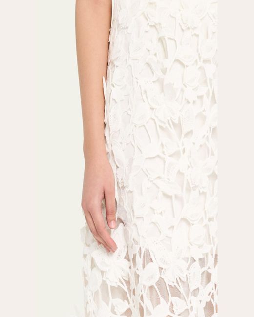 Jonathan Simkhai Natural Colette Short-Sleeve Combo Dress