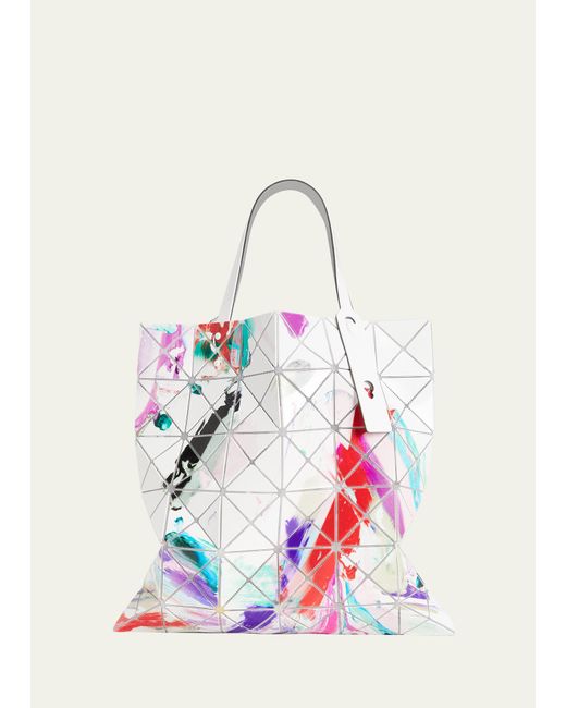 Bao Bao Issey Miyake Palette Printed Geo Tote Bag in White | Lyst