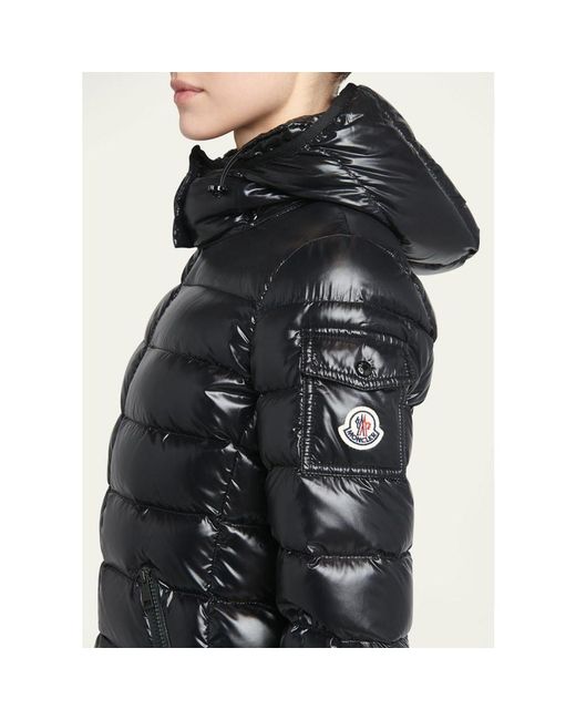Moncler Black Bady Hooded Short Down Jacket