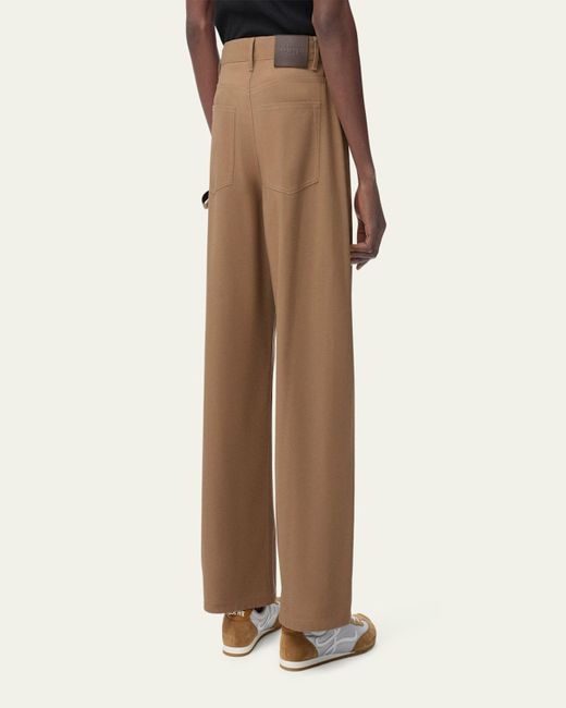 Loewe Natural Cotton Carpenter Pants for men