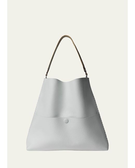 Callista Multicolor Slim Medium Leather Tote Bag