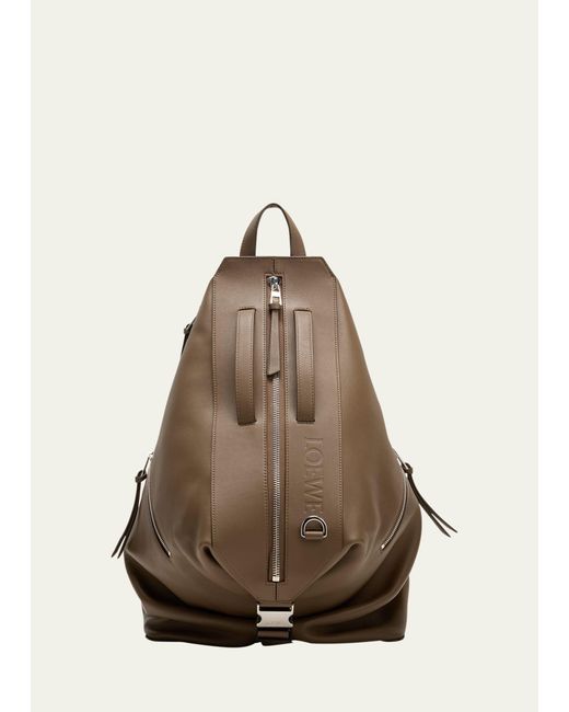 Loewe Natural Convertible Leather Backpack for men