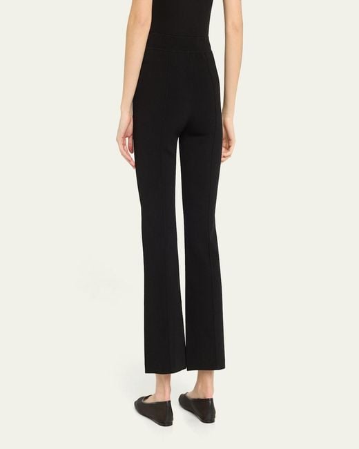 Jonathan Simkhai Black Ashlon Pull-On Cropped Pants