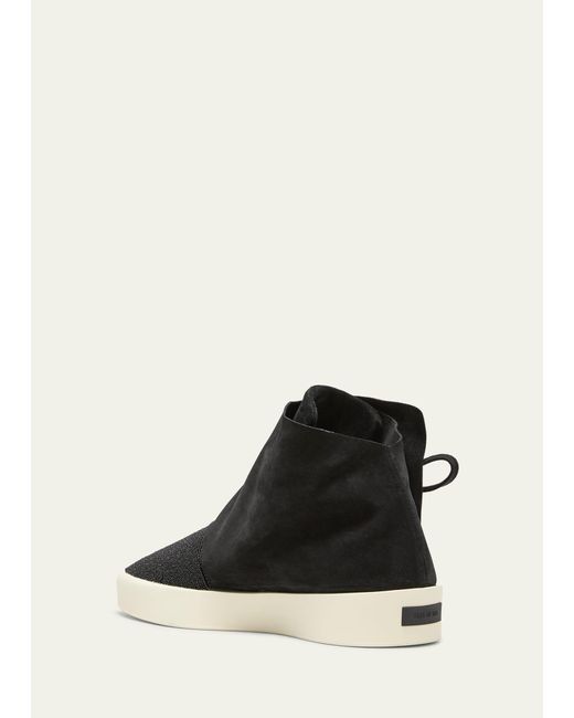 Fear Of God Black Moc Suede Mid-top Sneakers for men
