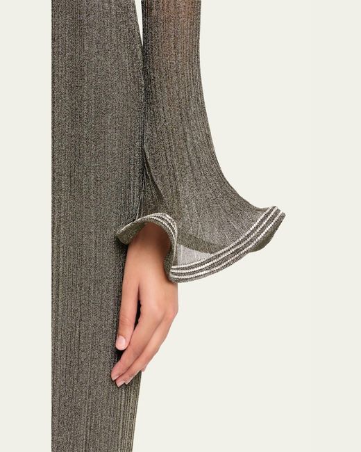 Jonathan Simkhai Natural Chessie Embellished Knit Midi Dress