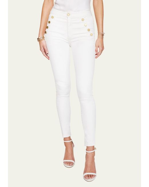 Ramy Brook White Helena Skinny Jeans
