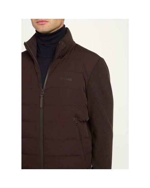 Mackage Brown Haney-City Light Down Jacket for men