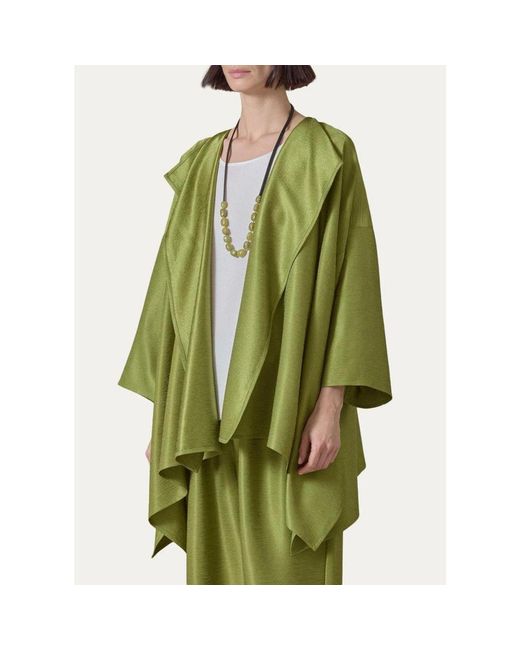 Eskandar Green Dps Jacket Coat