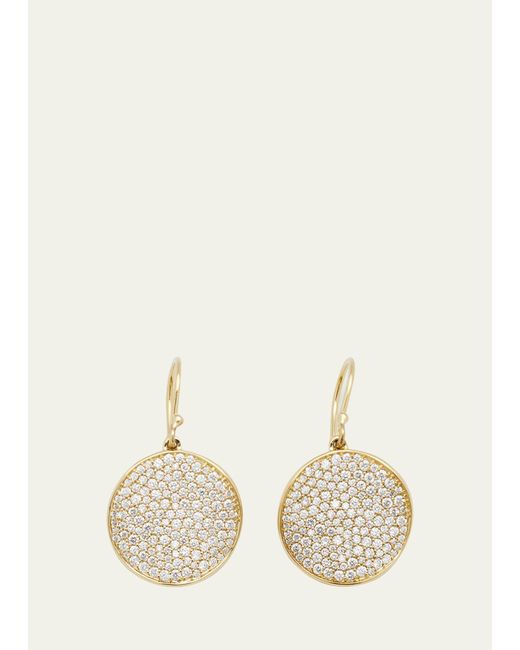 Ippolita Natural Medium Flower Drop Earrings In 18k Gold With Diamonds