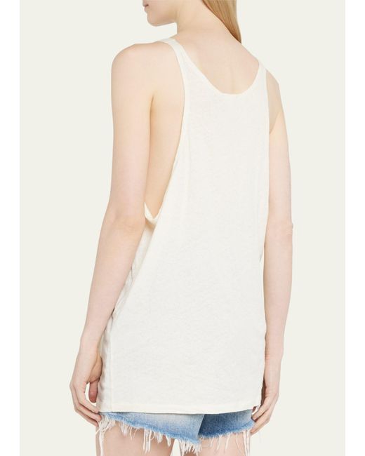 R13 Natural New York Relaxed Tank Top