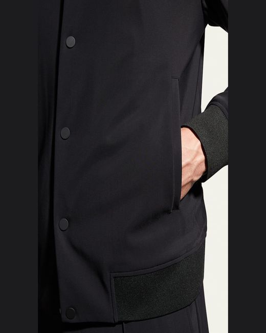 Theory Blue Murphy Precision Ponte Jacket for men