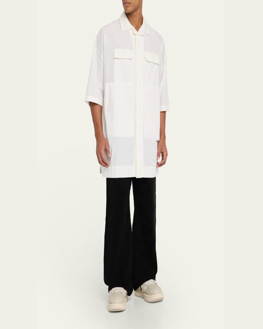 Rick Owens Natural X Converse Turbowpn Ox Leather Low-Top Sneakers for men