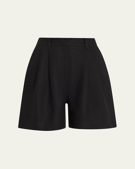 Posse Black Marchello Linen Shorts