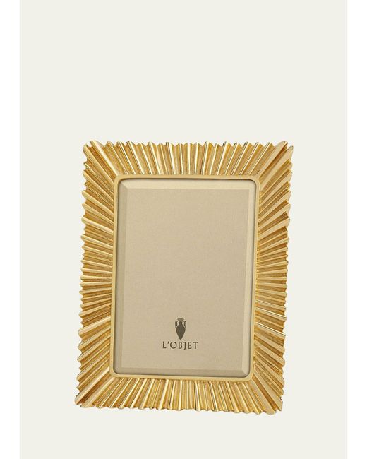 L'objet Metallic Ray Picture Frame, 4" X 6"