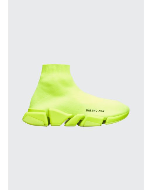 Balenciaga Speed 2.0 Sneakers in Green for Men | Lyst