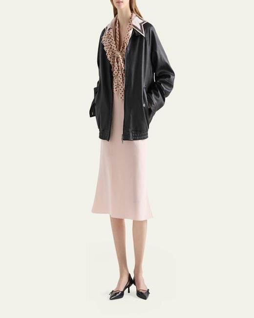 Prada Black Nappa Leather Jacket