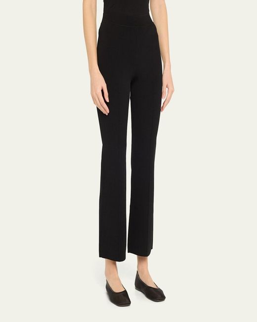 Jonathan Simkhai Black Ashlon Pull-On Cropped Pants
