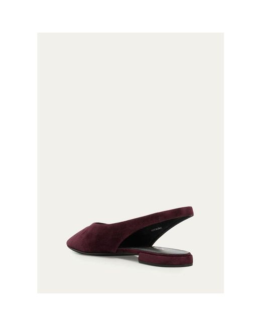 Prada White Suede Slingback Flats