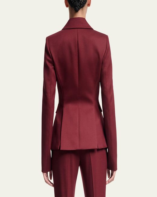 Altuzarra Purple Fenice Single-Breasted Jacket