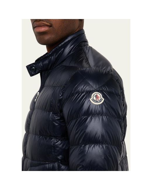 Moncler Blue Acorus Puffer Jacket for men