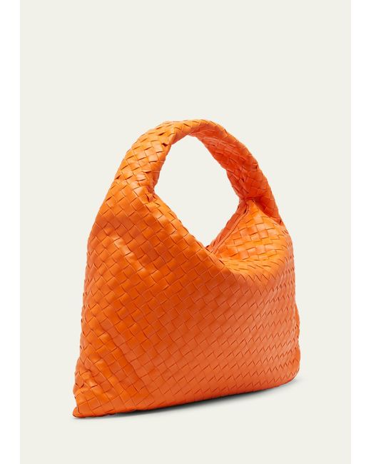 Bottega Veneta Orange Large Hop Bag