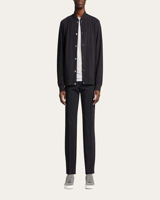 Theory Blue Murphy Precision Ponte Jacket for men