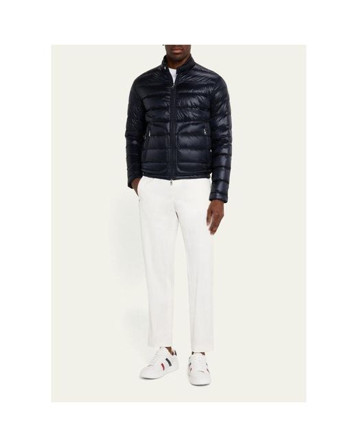 Moncler Blue Acorus Puffer Jacket for men