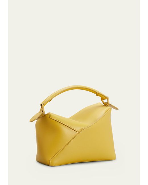 Loewe Yellow Puzzle Edge Small Monochrome Shoulder Bag