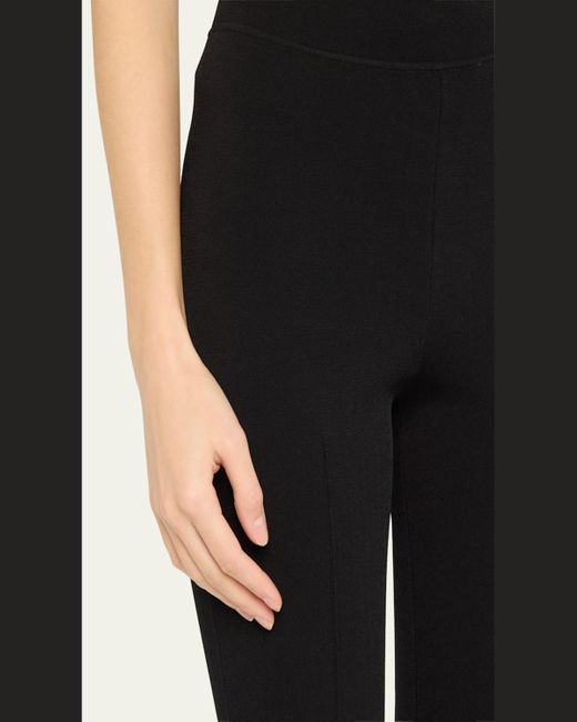 Jonathan Simkhai Black Ashlon Pull-On Cropped Pants
