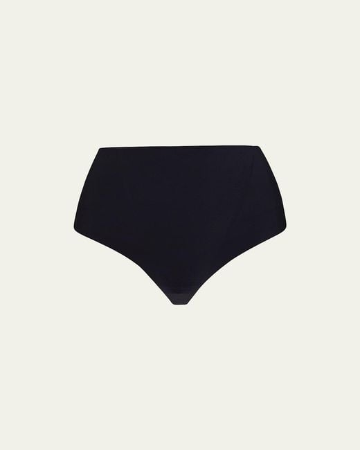 Commando Blue High-Rise Zone Smoothing Thong