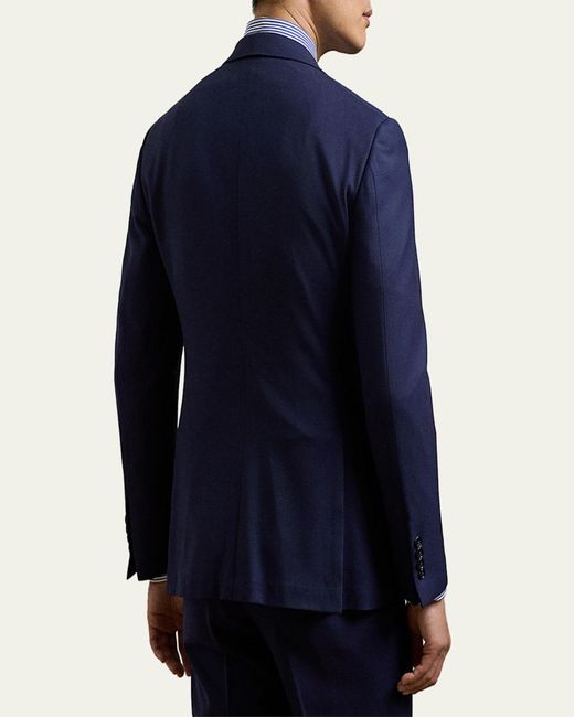 Ralph Lauren Blue Nm X Rl Kent Handmade Escorial Wool Suit for men