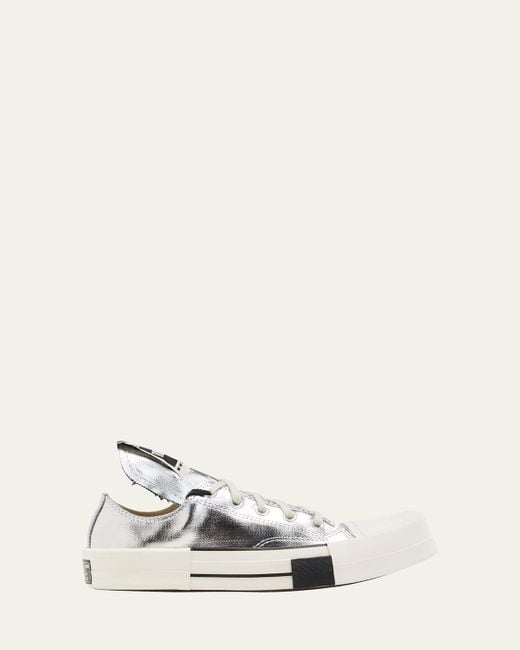 CONVERSE X DRKSHDW Natural X Drkshdw Chuck Taylor Metallic Low-Top Sneakers