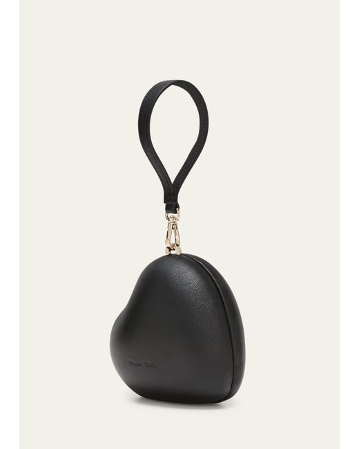 Simone Rocha Black Heart Micro Leather Crossbody Bag
